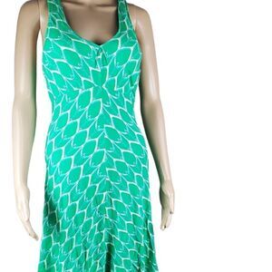 The North Face Green & White Dress